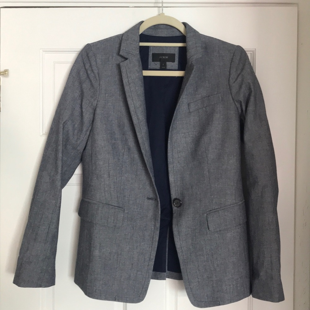 J.Crew cotton Recency blazer - like new!